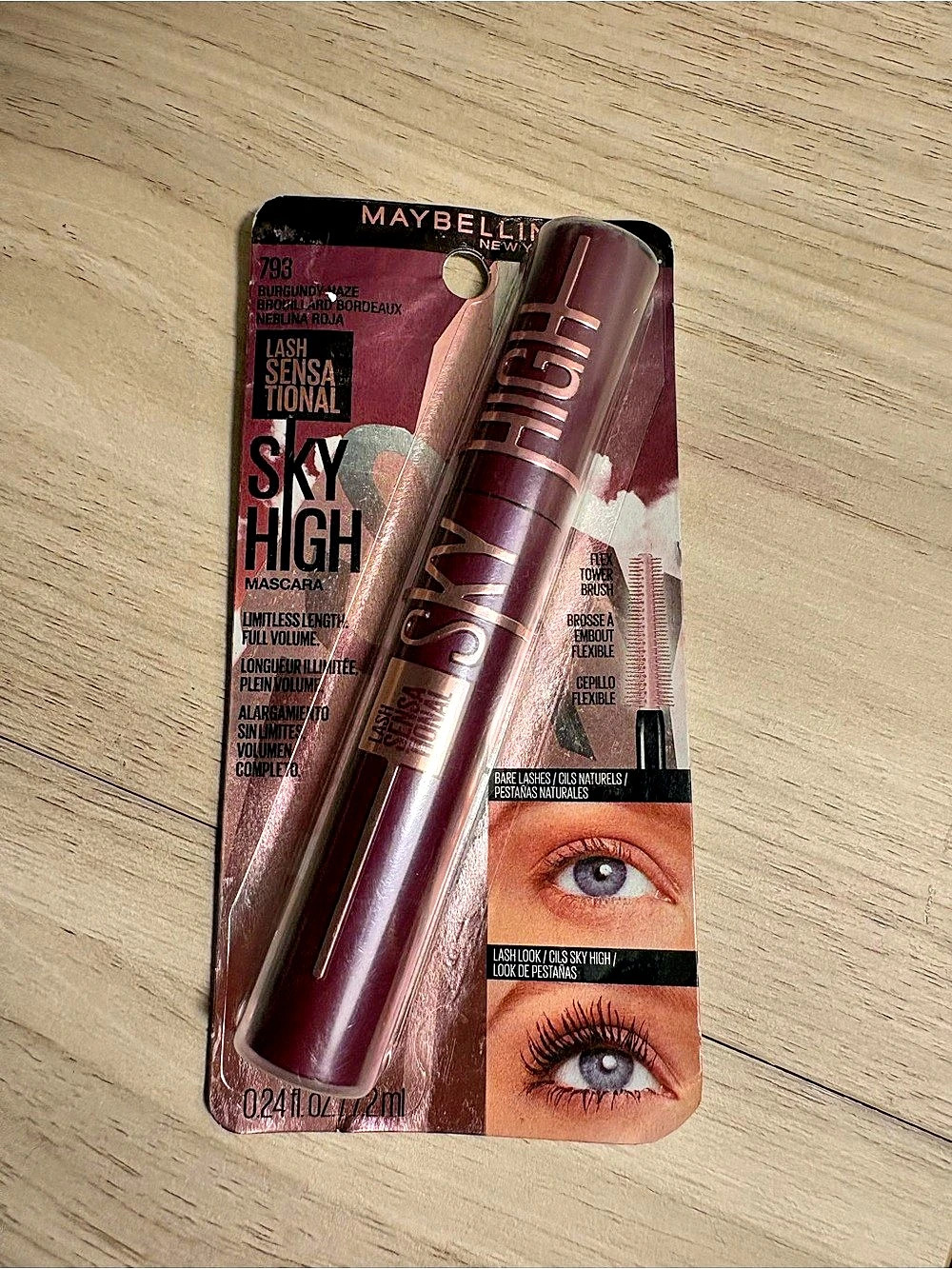 Maybelline Sky High Mascara Burgundy Mascara NWT
